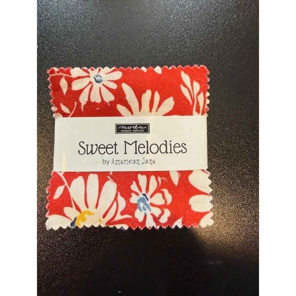 Moda Sweet Melodies American Jane Mini Charm 42 pc 2.5in Cotton Fabric quilting